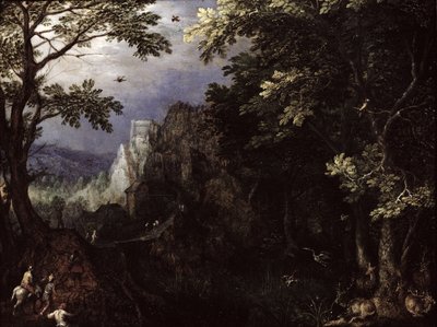 Mountain Landscape by Jan the Elder Brueghel